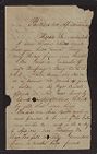Letter informing Nathaniel Van Nortwick's mother of his death